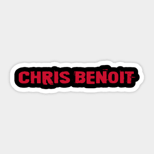 Chris Benoit Sticker